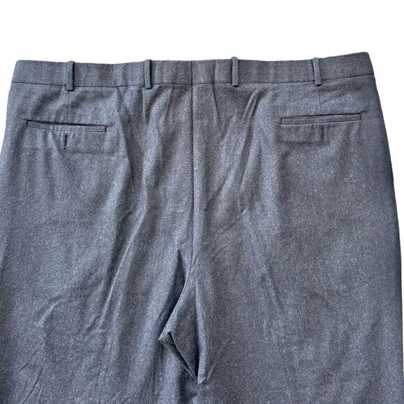 Vitale Barberis Canonico‎ 100% Wool Pleated Dress Pants 49R Luxury Gray Trousers - Picture 5 of 8